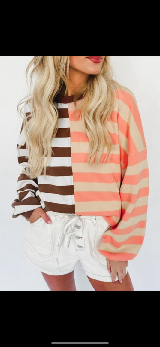 STRIPE SWEATSHIRT